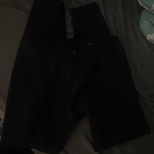 black size small athleta fleece lined leggings